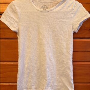 J. Crew White Short Sleeve Women's Tee